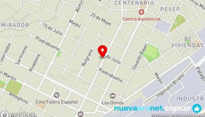 mapa de Deseado Sin Tacc Panadería en Puerto Deseado