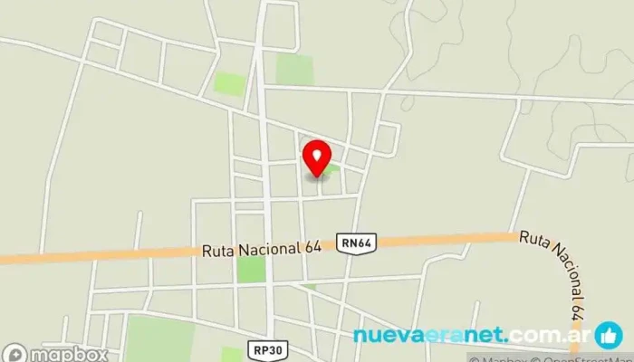 mapa de Despensa los Quirogas salmo 91 Comercio en Bañado de Ovanta