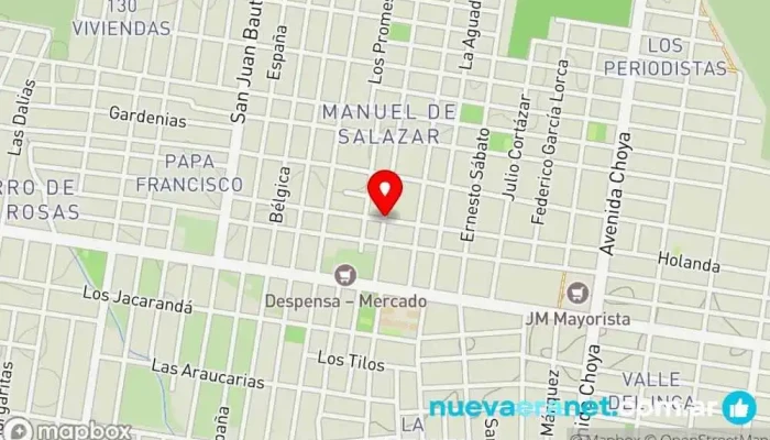 mapa de Despensa Mi Alma Cen Panadería en San Fernando del Valle de Catamarca