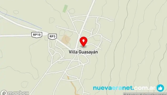 mapa de Despensa y Confitería 8 Hermanos Pastelería en Villa Guasayán