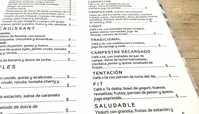 Diletto Panaderia Cafe Carta - Río Cuarto