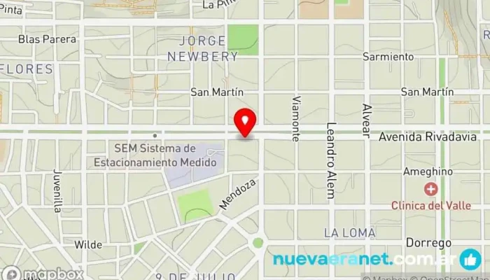 mapa de Distribuidora Don Yunis Tienda de suministros para hornear, Panadería en Comodoro Rivadavia