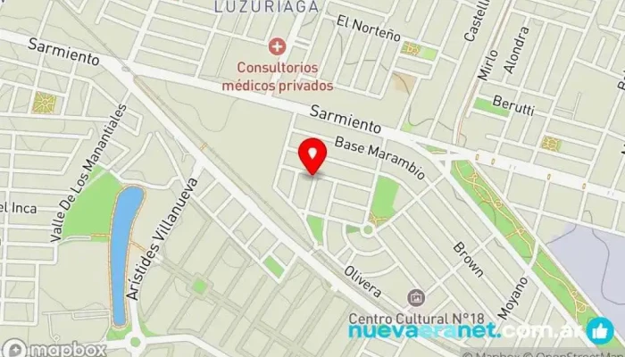 mapa de Dolce Annina Pastelería en Maipú