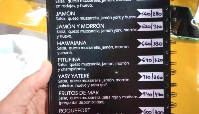 Dolce Vita Comidas -  Carta - Apóstoles