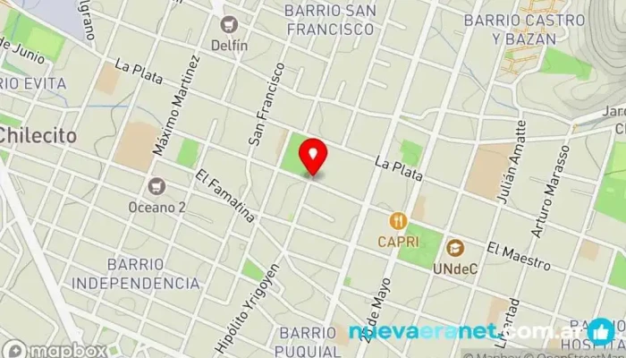 mapa de Dolly's Shop Panadería en Chilecito