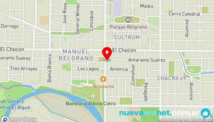 mapa de Dominga pastas y pasteleria Panadería en Neuquén