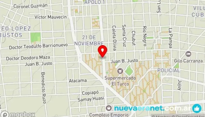 mapa de Don Benito Panificadora Panadería en San Fernando del Valle de Catamarca