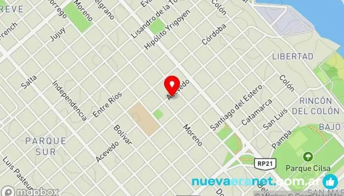 mapa de Don Jorge Panificadora Comercio en Villa Constitución