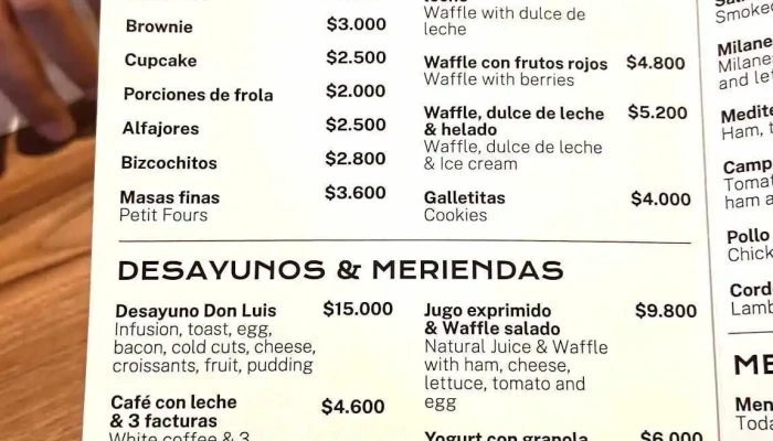 Don Luis -  Carta - El Calafate