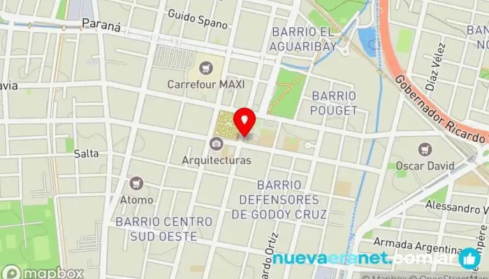 mapa de Don Luis panificadora Panadería en Godoy Cruz