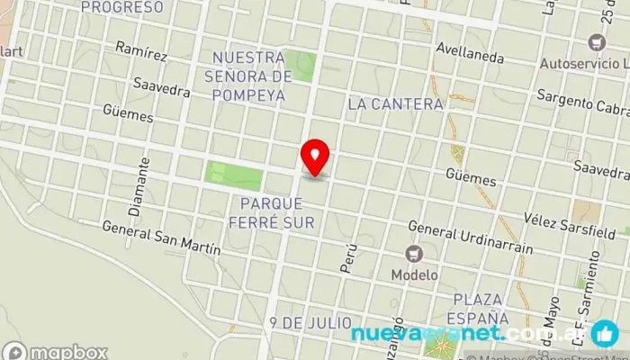 mapa de Don Omar Panificados Panadería en Concordia