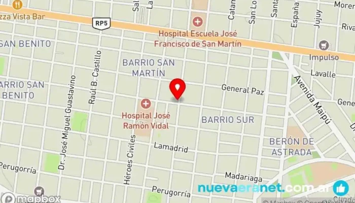 mapa de Don Pepe Panadería en Corrientes