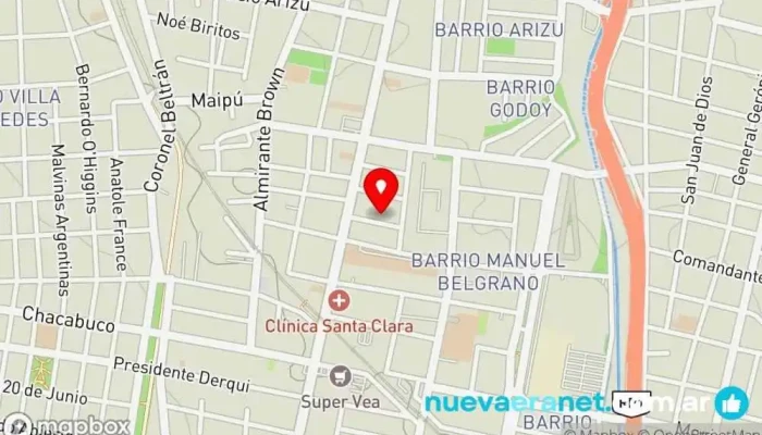 mapa de Don Tanito Panettería Panadería en Mendoza