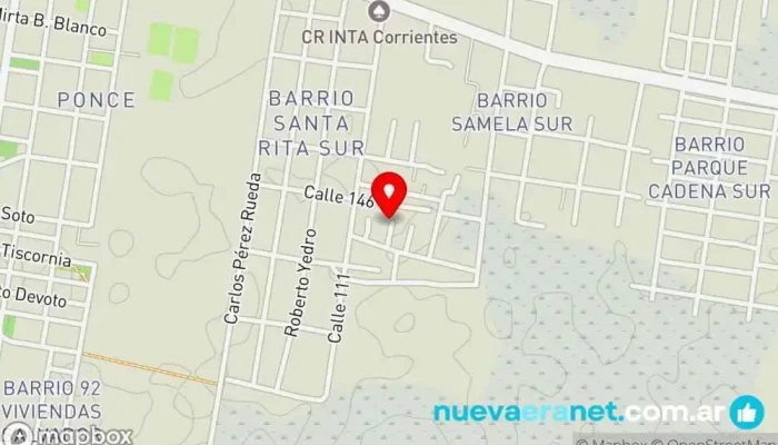 mapa de DON TINO Panadería en Corrientes