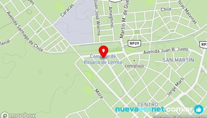 mapa de Doña Lupe Pastelería en Rosario de Lerma