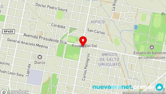 mapa de DONELLA panadería y pastelería Panadería en Concordia