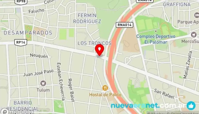 mapa de DONUT GARAGE San Juan Pastelería en San Juan