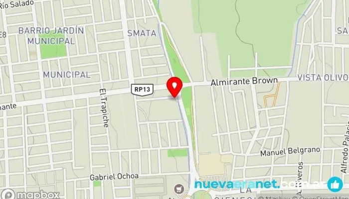 mapa de DOPPIO Cafetería, Panadería en Las Heras