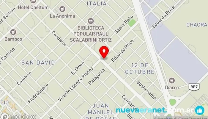 mapa de Dorita Panadería en Trelew