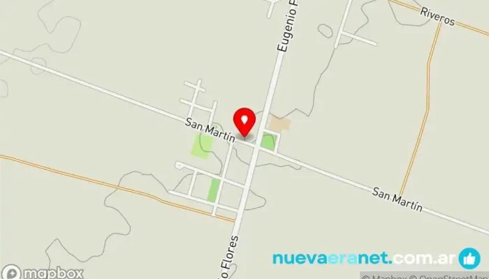 mapa de Drugstore 24/ Panadería del norte Tienda general en Villa Mercedes