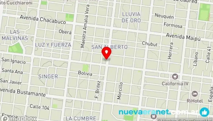 mapa de DulC Panadería y Confitería Panadería en Posadas