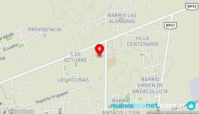 mapa de Dulce Alma Panadería en Chimbas