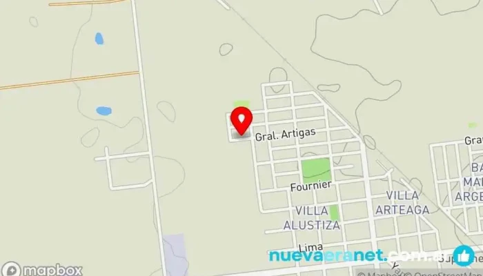 mapa de Dulce Aroma Pastelería en Monte Caseros