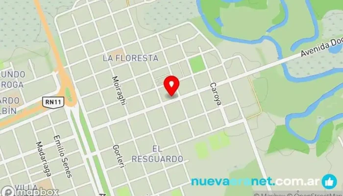 mapa de Dulce Bocado Formosa Pastelería en Formosa