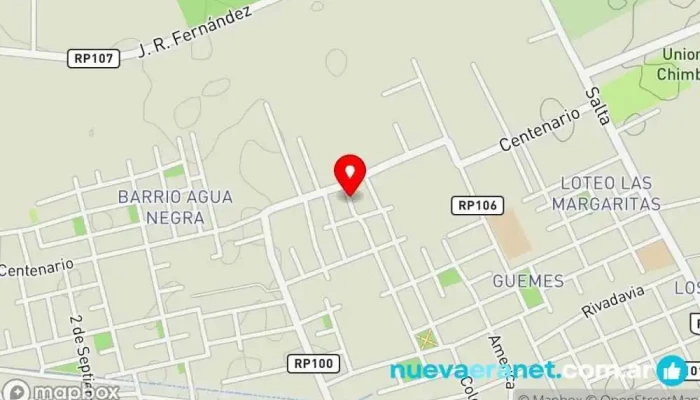 mapa de Dulce Capuccina Pastelería en Chimbas