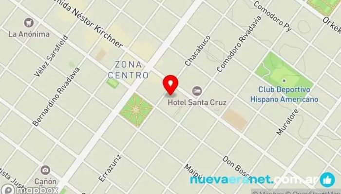mapa de dulce coco Pastelería en Río Gallegos