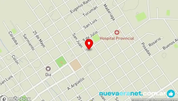 mapa de Dulce Deleite Panadería en San Luis del Palmar