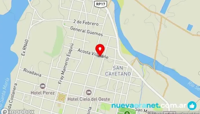 mapa de 🌸 Dulce Despertar 🌸 Panadería en Santa María