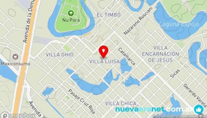 mapa de Dulce Fabiana Panadería Panadería en Resistencia