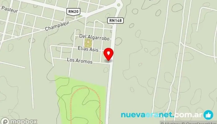 mapa de Dulce Flor Pastelería en Villa Dolores