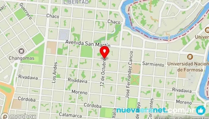 mapa de Dulce Majo Pastelería en Clorinda