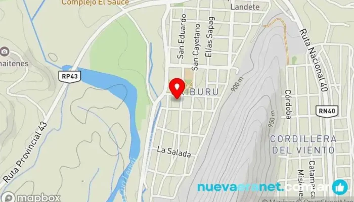 mapa de Dulce Manía Panadería en Chos Malal