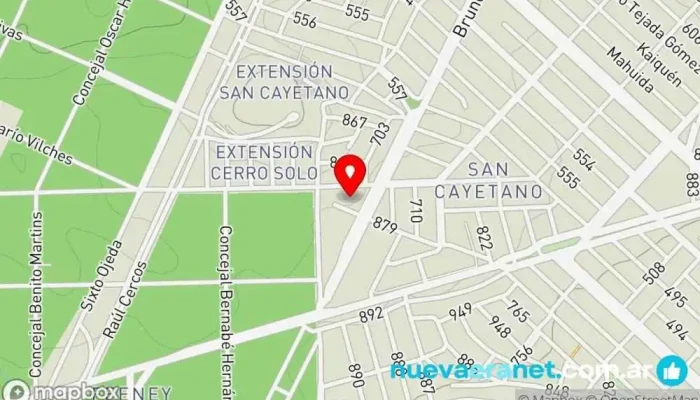 mapa de Dulce Nancy Panadería en Comodoro Rivadavia
