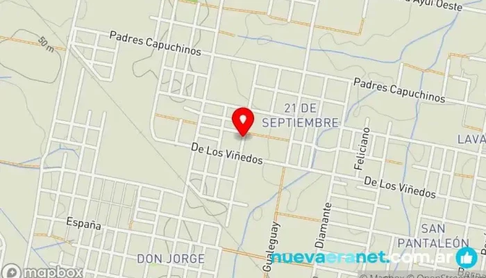 mapa de Dulce Noemí Pastelería en Concordia