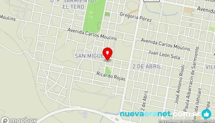mapa de Dulce paladar Pastelería en Concordia