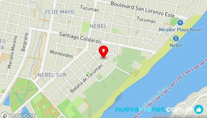 mapa de Dulce Salado Panadería, Almacén en Concordia