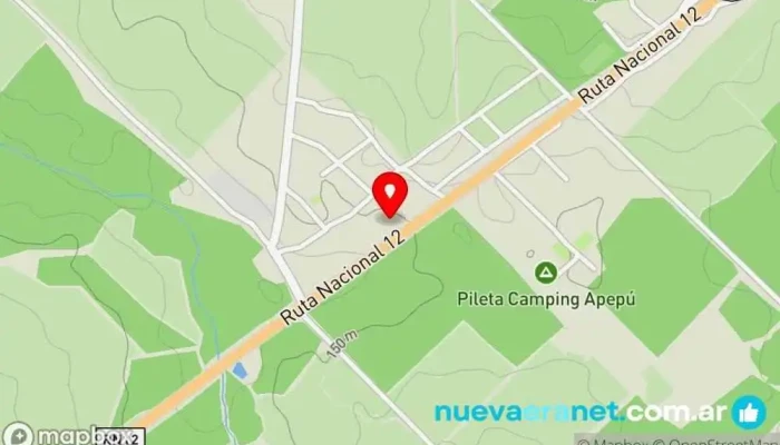 mapa de Dulce tentación Pastelería en Santo Pipo