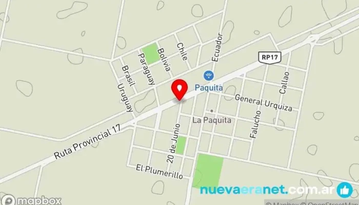 mapa de Dulce Tentacion Panadería en Córdoba