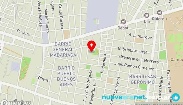 mapa de Dulce Tentación Panadería Panadería en Corrientes