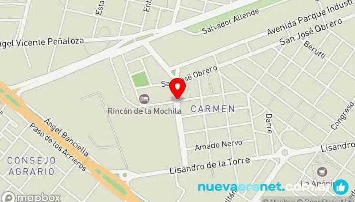 mapa de Dulce travesura Pastelería en Río Gallegos