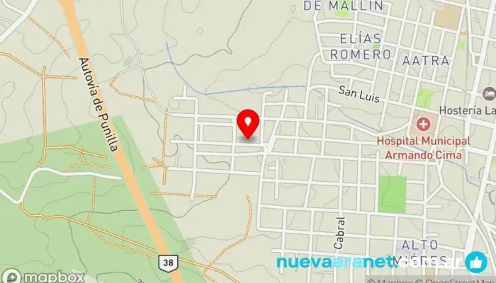 mapa de Dulcemente Pink Pastelería en Cosquín