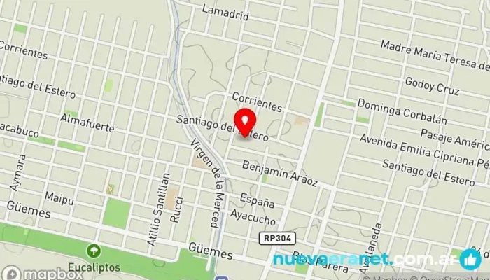 mapa de Dulces Belén Pastelería en Tucumán