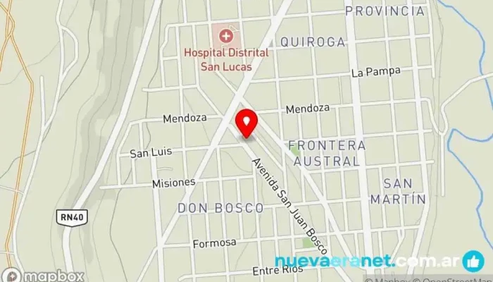 mapa de Dulces Caprichos Reposteria Artesanal Pastelería en 28 de Noviembre