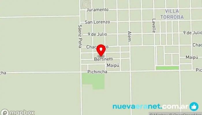 mapa de Dulces Delicias Pastelería en Huinca Renanco