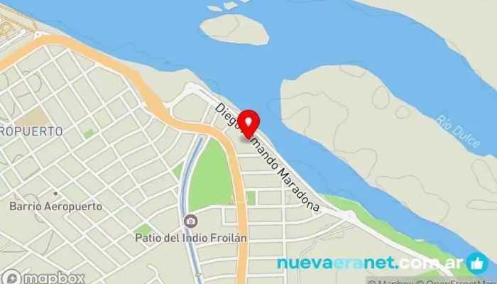 mapa de Dulces Momentos Pastelería en Santiago del Estero