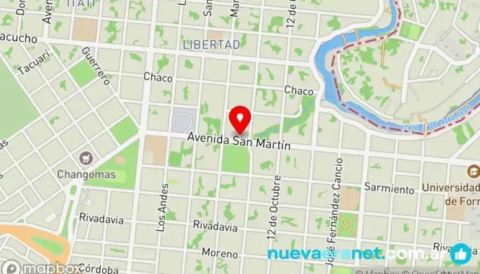 mapa de Dulces Mordidas Pastelería en Clorinda